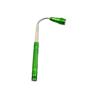 Lanterna auto LED, telescopica, cap extensibil, 2 magneti, 3 LED-uri, Verde