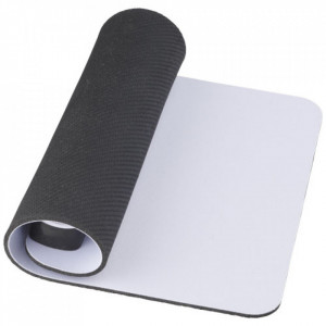 Mouse pad spatios cu HUB USB 2.0, 3 porturi, 28x19cm, alb