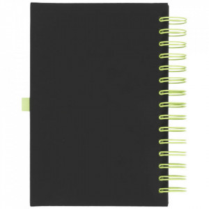 Agenda Wiro Journal cu spirala, coperti piele ecologica groasa, A5, 160 file, Verde