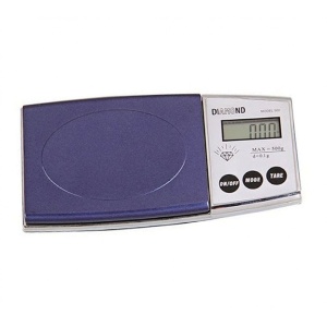 Cantar de precizie Diamond A01, maxim 500 grame, culoare Albastru