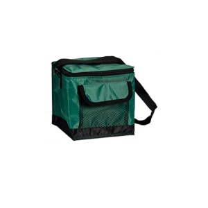 Geanta termica, cu buzunar exterior, dreptunghiulara, 4 litri, cu bretea, Verde