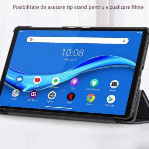 Husa Smart Cover pentru tableta Lenovo Tab M10 TB-X306F/TB-X306X 10.1 neagra