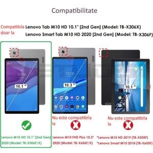 Husa compatibila la tableta Lenovo Tab M10 TB-X306F/TB-X306X 10.1
