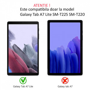 Husa Smart Cover pentru tableta Samsung Galaxy Tab A7 Lite (SM-T220/T225) rosie
