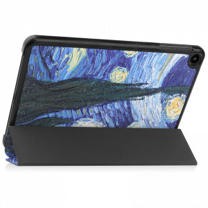 Husa Smart Cover tableta, pentru Huawei Matepad SE 10.4 inch 2022 AGS5-L09 AGS5-W09, starry sky, albastru