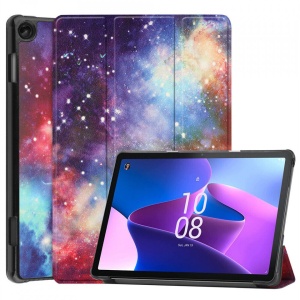 Husa smart cover tableta, pentru Lenovo Tab M10 gen 3 10.1 inch TB-328 model galaxie,roz