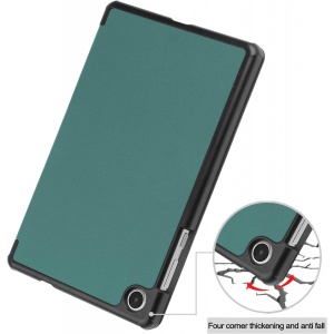 Husa Smart Cover tableta, pentru Lenovo Tab M8 gen 4 TB-300FU , verde inchis
