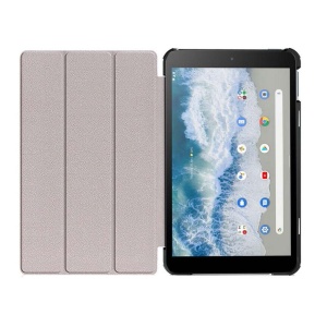 Husa Smart Cover tableta, pentru Nokia T10 8 inch 2022 good night cat, albastru inchis