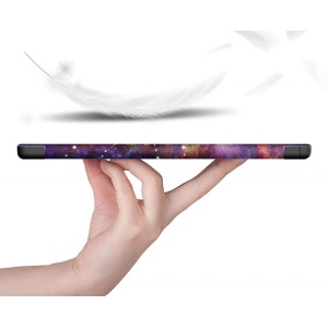 Husa Smart Cover tableta, pentru Samsung Galaxy Tab A8 10.5 X-200 X205 model galaxie, roz