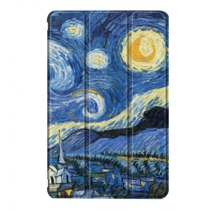 Husa tableta smart cover, compatibila cu Samsung Galaxy Tab A7 10.4 2022 T503 T507 starry sky, albastru
