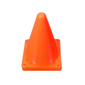 Set 4 bucati, conuri pentru antrenament, 18 cm, Portocaliu
