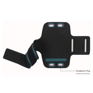 Suport tip Armband pentru iPhone 7 si 8 Plus de 5.5 inch, prindere de mana, negru