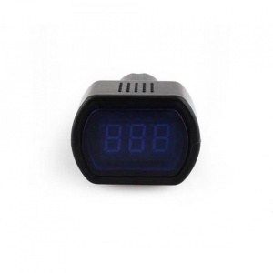 Tester pentru baterie auto, display LED, afisare in timp real, negru