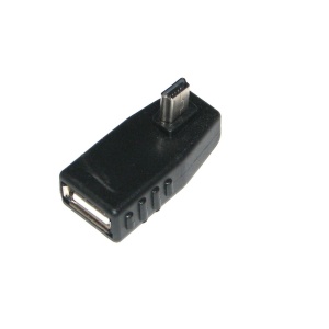 Adaptor OTG Mini USB la 90 grade - orientare spre Dreapta