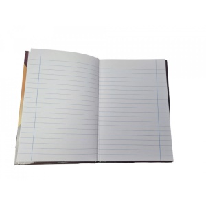 Block notes, MIXDesign, liniat dictando tip W, A5, 96 file, coperti cartonate, model Volei, Maro