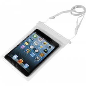 Husa impermeabila pentru tablete de 7 - 8 inch, IP68, ABS, PVC, Alba