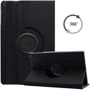 Husa rotativa tableta, compatibila cu Samsung Galaxy Tab S6 Lite 10.4 inch 2022 P613 P619 - neagra