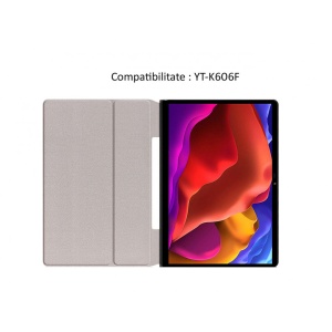 Husa Smart Cover pentru Tableta Lenovo Yoga Pad Pro 13 YT-K606F, neagra