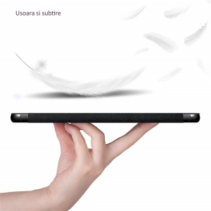 Husa Smart Cover pentru Tableta Samsung Galaxy Tab A7 Lite (SM-T220/T225) 8.7 neagra