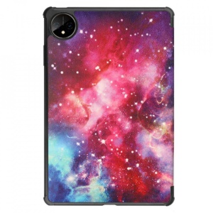 Husa Smart Cover tableta, pentru Huawei MatePad Pro 11 2022, model galaxie, roz