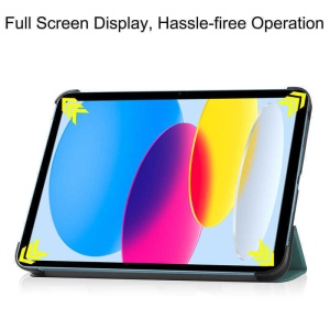 Husa Smart Cover tableta, pentru iPad 10 10.9 inch 2022 verde inchis