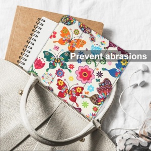 Husa Smart Cover tableta, pentru Lenovo Tab M8 gen 4 TB-300FU , fluturi multicolor