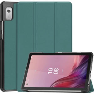 Husa Smart Cover tableta, pentru Lenovo Tab M9 9 inch TB310 2022, verde inchis