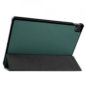 Husa smart cover tableta, pentru Lenovo Tab P11 Plus 11 inch J616/J607 verde inchis