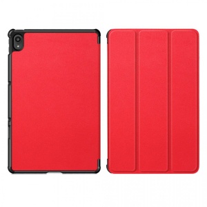 Husa smart cover tableta, pentru Lenovo Tab P11 Plus 11 inch J616/J607 rosie