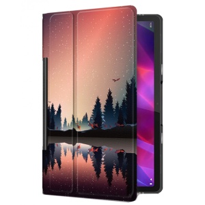 Husa Smart Cover tableta, pentru Lenovo Yoga Tab 11 YT-J706F 11 inch 2021 model peisaj, multicolor