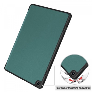Husa Smart Cover tableta, pentru Teclast T50 11 inch, culoare verde inchis