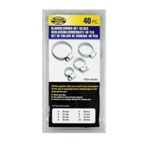 Set 40 piese, coliere metalice cu cap drept, marimi diferite
