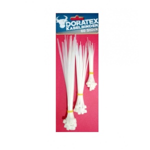 Set 60 bucati Soricei, Coliere din plastic pentru electronica fina, 3 dimensiuni, Albe