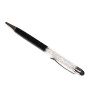 Stylus pen Elegant cu pix incorporat si decorat cu Cristale