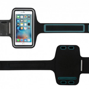 Suport tip Armband pentru iPhone 7 si 8 Plus de 5.5 inch, prindere de mana, negru
