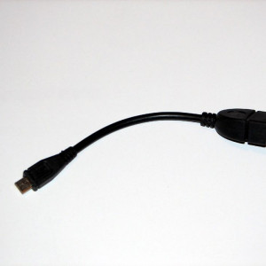 Cablu OTG Micro USB pentru tablete si telefoane - Negru