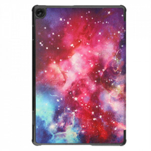 Husa smart cover tableta, pentru Lenovo Tab M10 gen 3 10.1 inch TB-328 model galaxie,roz