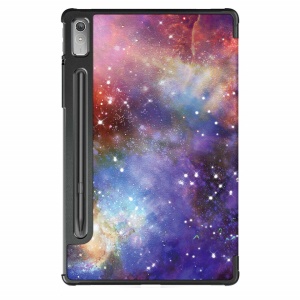 Husa Smart Cover tableta, pentru Lenovo Tab P11 Pro 2nd Gen 11.2 inch 2022 model galaxie, roz