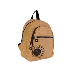 Rucsac pentru femei, Stefano Collection, 2 compartimente, Bej
