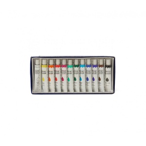Set pictura Pincello, 12 vopsele Acrilice de 12 ml toate culorile