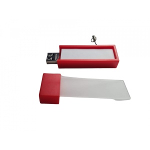 Stick USB Flash drive, Reflects NOTES, dotat cu, compartiment de notite, 4GB, Rosu