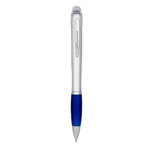 Stylus Pen cu pix si lumina, albastru, Nash Glow UP