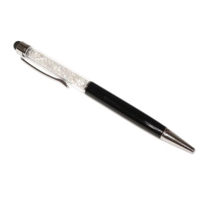 Stylus pen Elegant cu pix incorporat si decorat cu Cristale