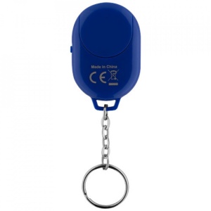 Telecomanda cu bluetooth, tip breloc, selfie, Android si IOS, albastra
