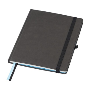 Agenda Conference Lux, coperti cartonate, piele ecologica, B5, 242x187 mm, 86 file, Neagra