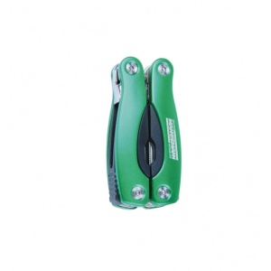 Briceag Multitool Mannesman, 10 in 1, cu functie de patent, Verde