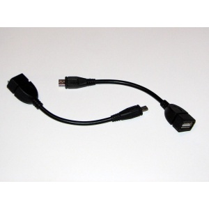 Cablu OTG Micro USB pentru tablete si telefoane - Negru