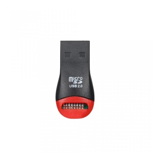 Cititor card-uri TF Micro SD - pentru USB 2.0 - portabil, cu snur