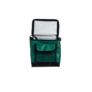 Geanta termica, cu buzunar exterior, dreptunghiulara, 9 litri, cu bretea, Verde