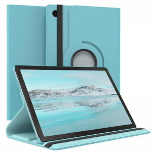 Husa rotativa tableta, compatibila cu Samsung Galaxy Tab A8 10.5 X-200 X205 bleu